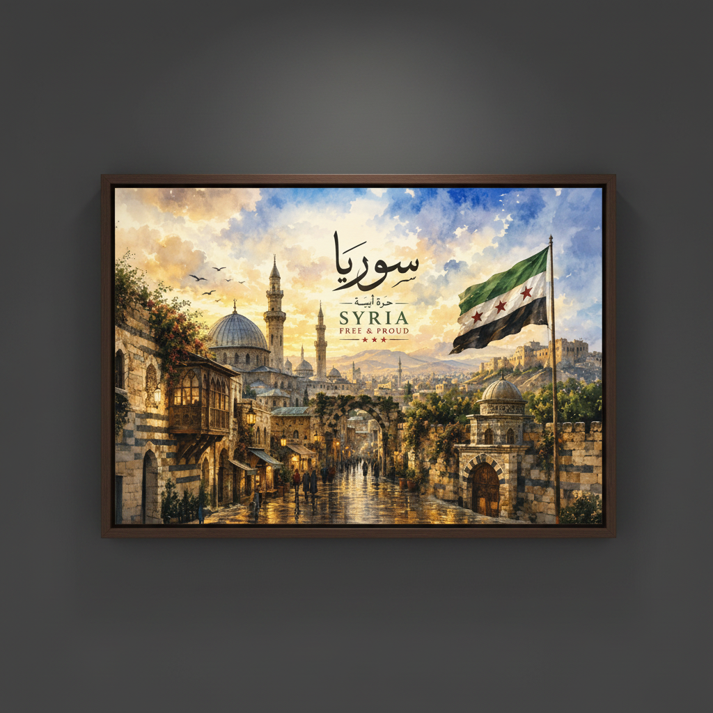 Syria Damascus Canvas Wall Art | Premium Syrian Home Decor