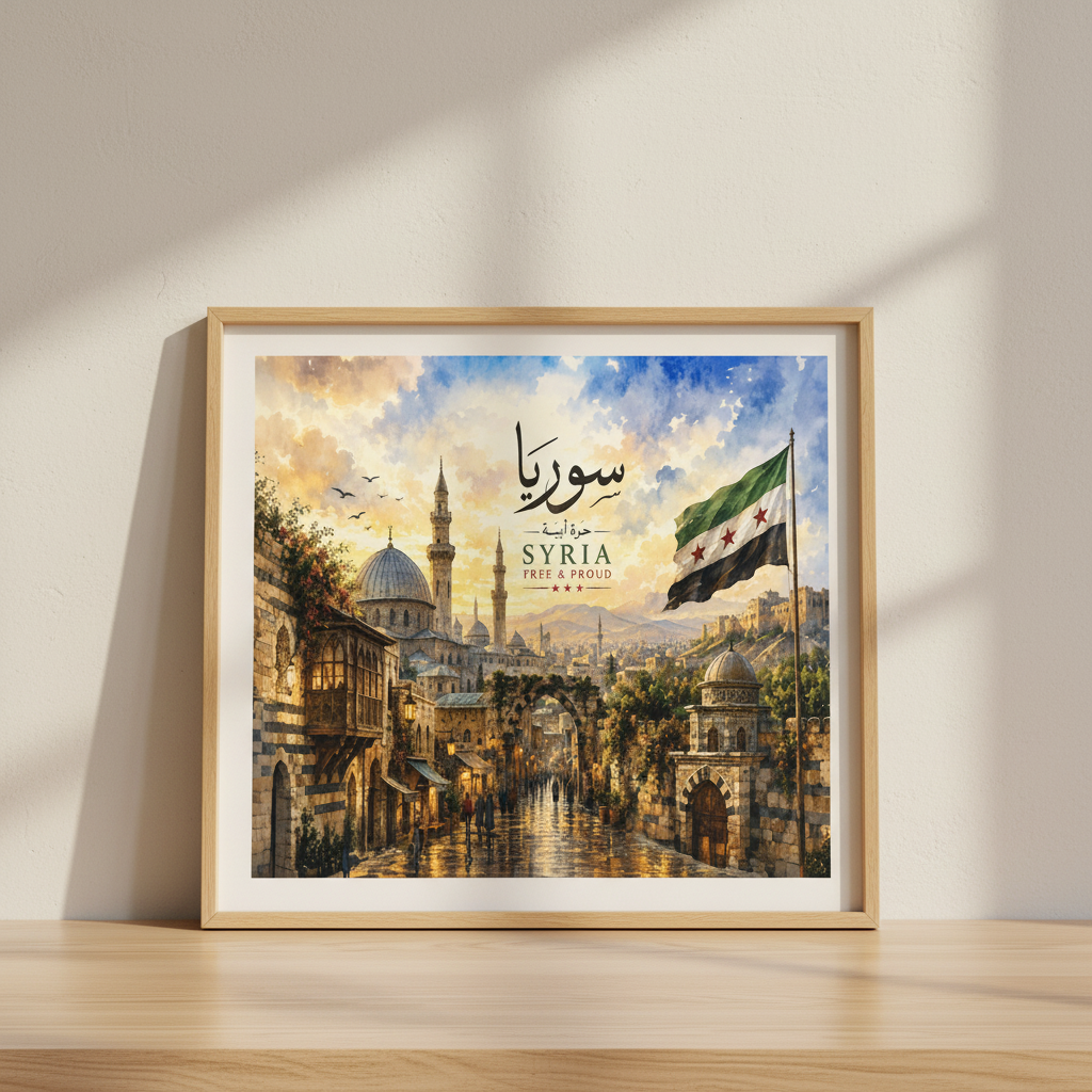 Syria Damascus Canvas Wall Art | Premium Syrian Home Decor