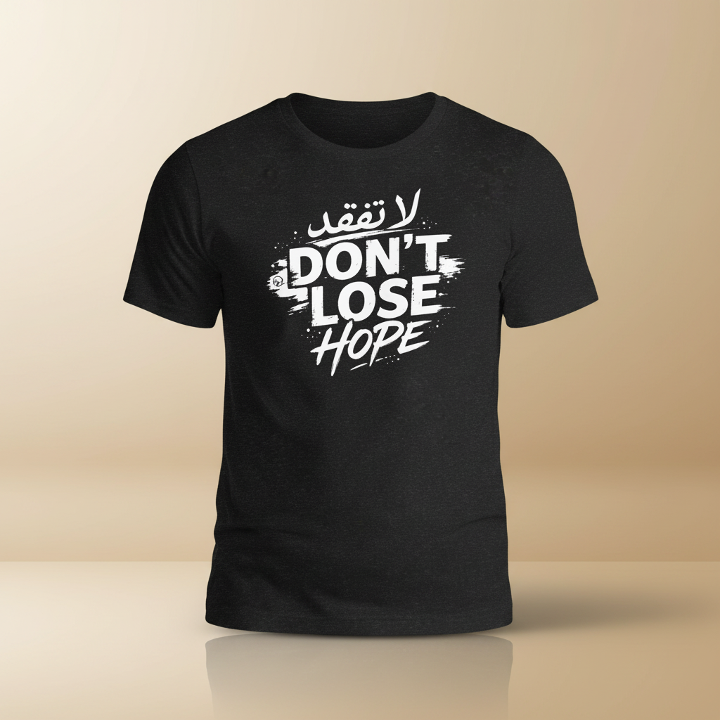 Don't Lose Hope | لا تفقد الأمل | Inspirational Typography Design