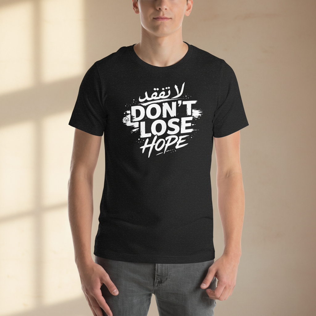 Don't Lose Hope | لا تفقد الأمل | Inspirational Typography Design