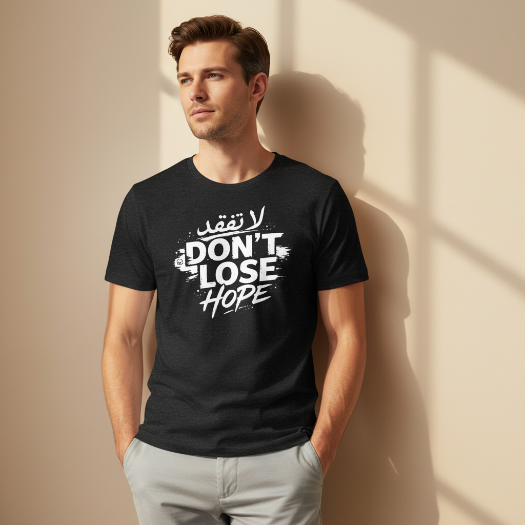 Don't Lose Hope | لا تفقد الأمل | Inspirational Typography Design