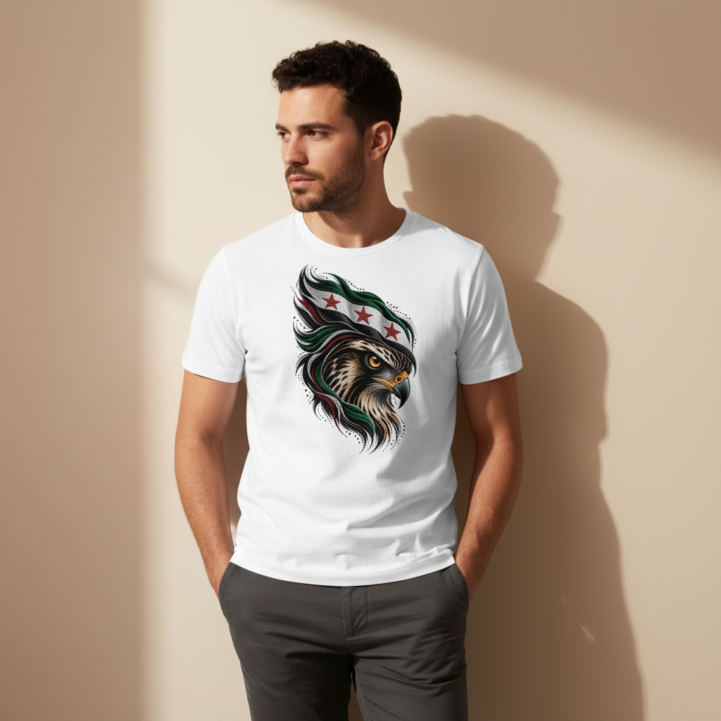 Syrian Eagle & flag Unisex T-Shirt | Syria Unity Edition